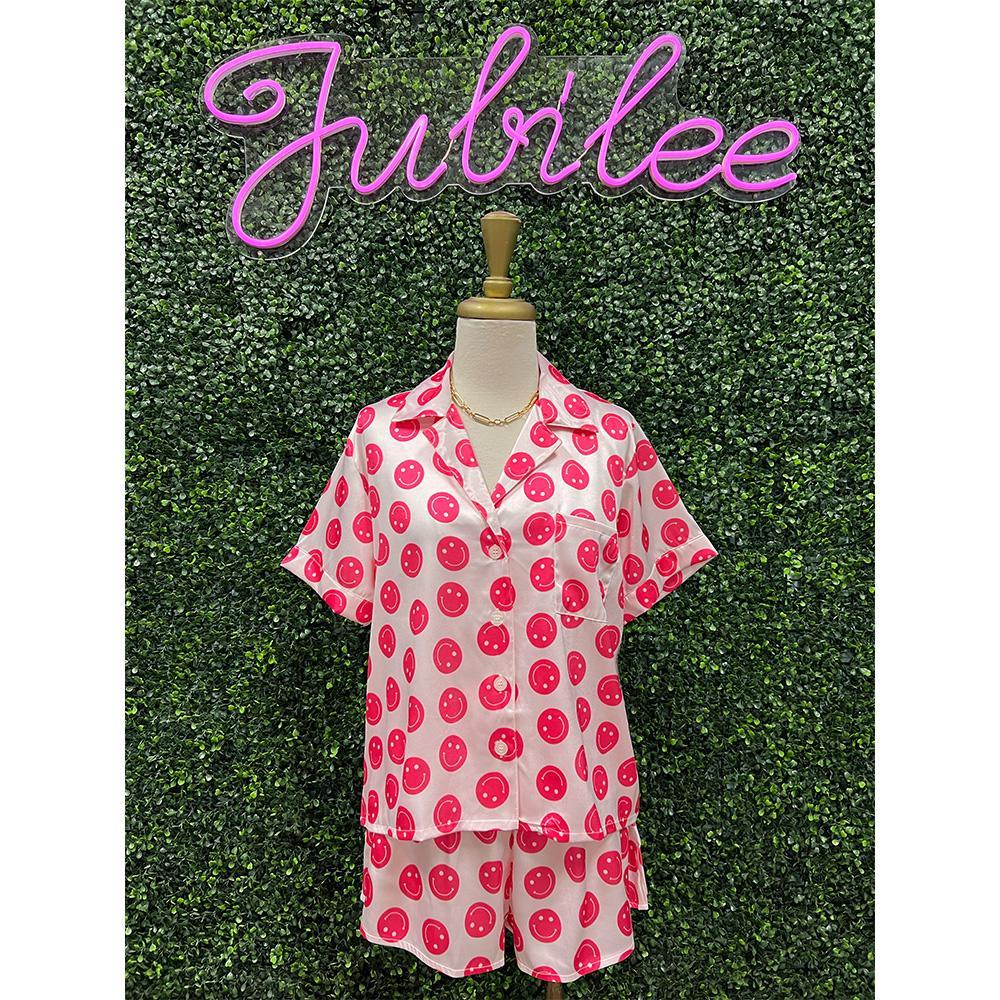 Sweet Smiles Pajama Short Set