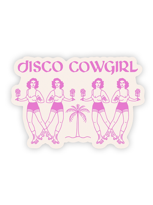 Disco Cowgirl Sticker