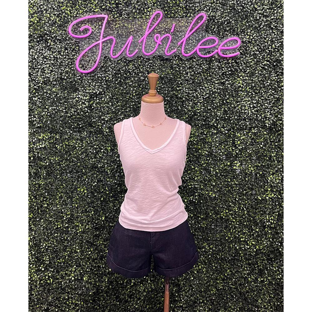 Sirena White Tank Top Shirt