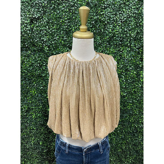 Carissa Champagne Bubble Top