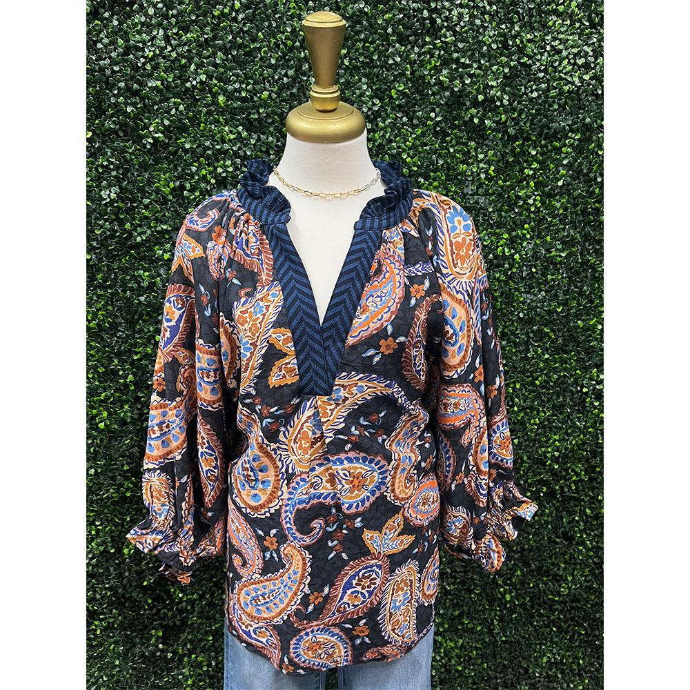 Nova Paisley Blouse