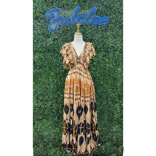 Upia Mocha Ash Maxi Dress
