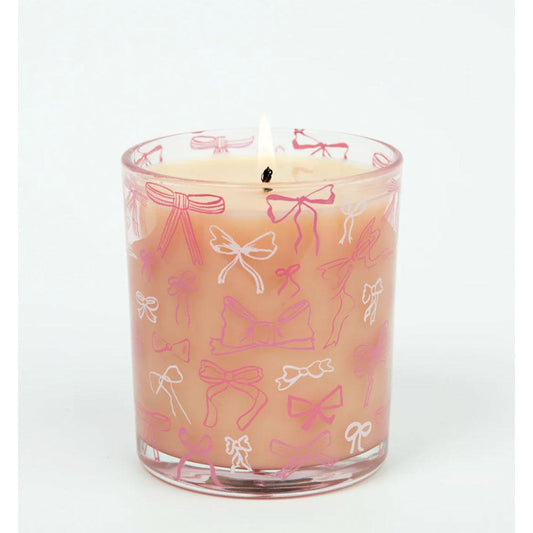 Sweet Grace Pink Bow Candle