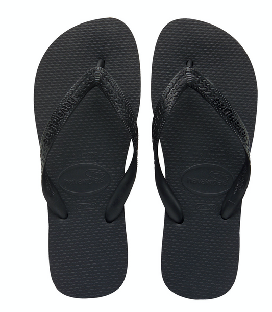 Black Havaianas Flip Flops Unisex