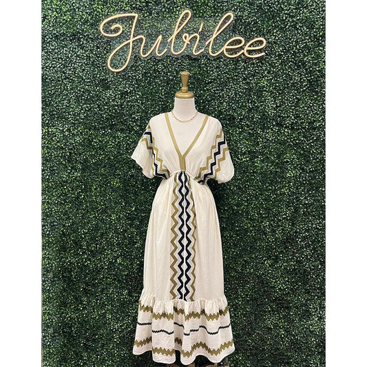 Dempsey Jacquard Maxi Dress