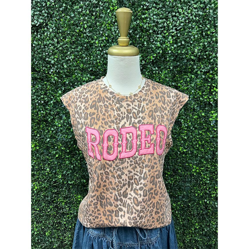Vintage Leopard Pink "Rodeo" Tee