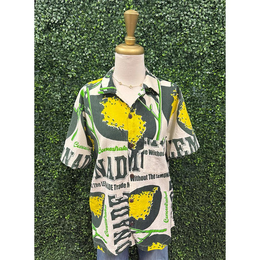 Vintage Lemon Short Sleeve Shirt