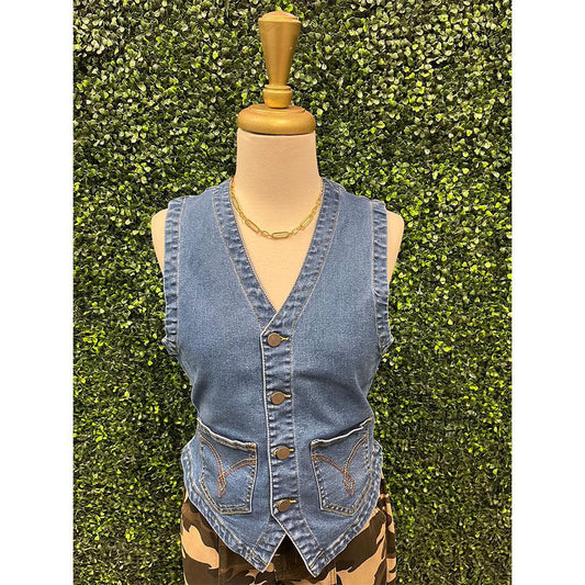 Della Denim Vest