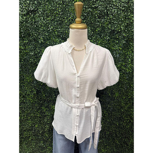 Kesha Off White Blouse