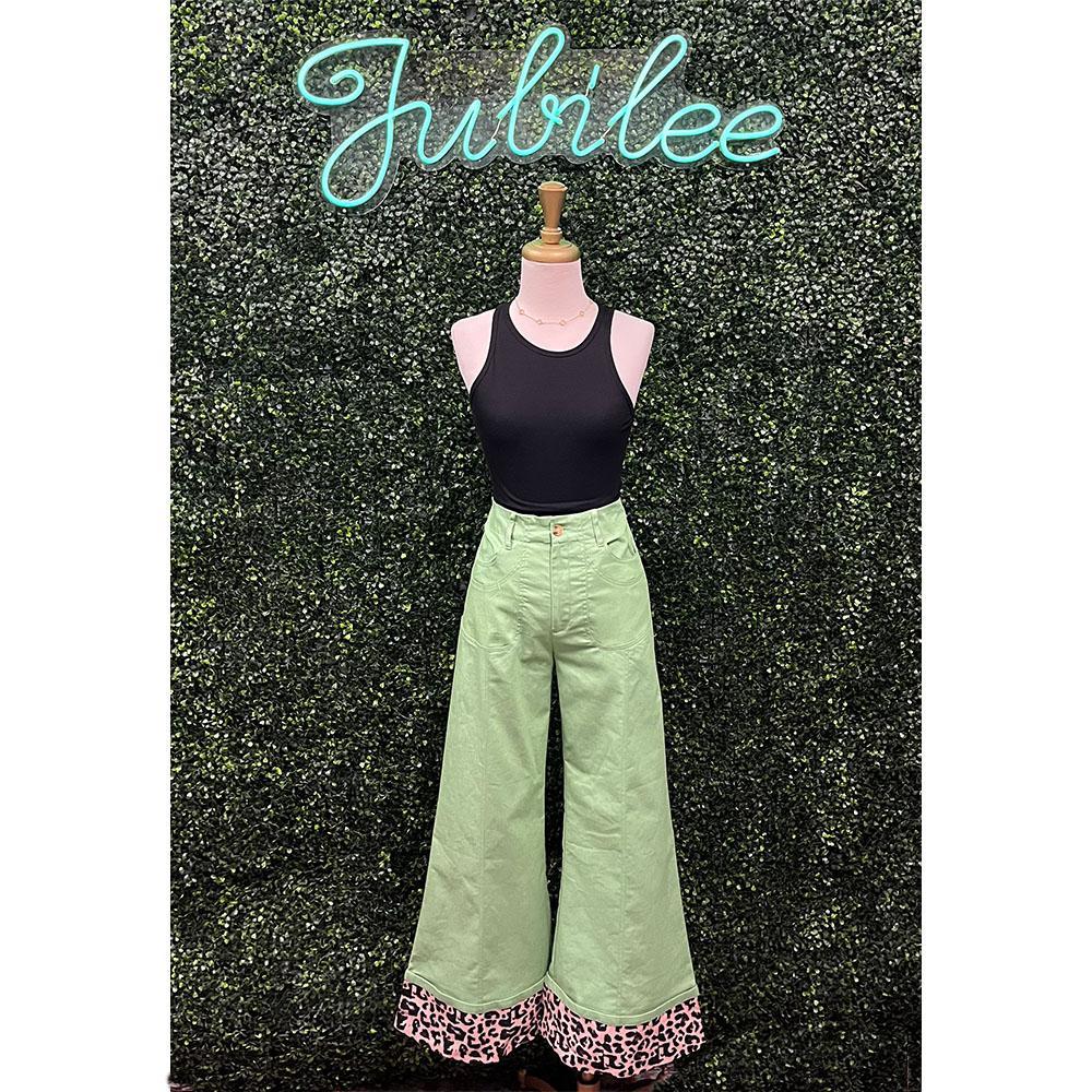 Apple Leopard Jeans