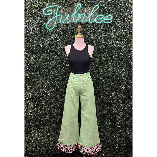 Apple Leopard Jeans