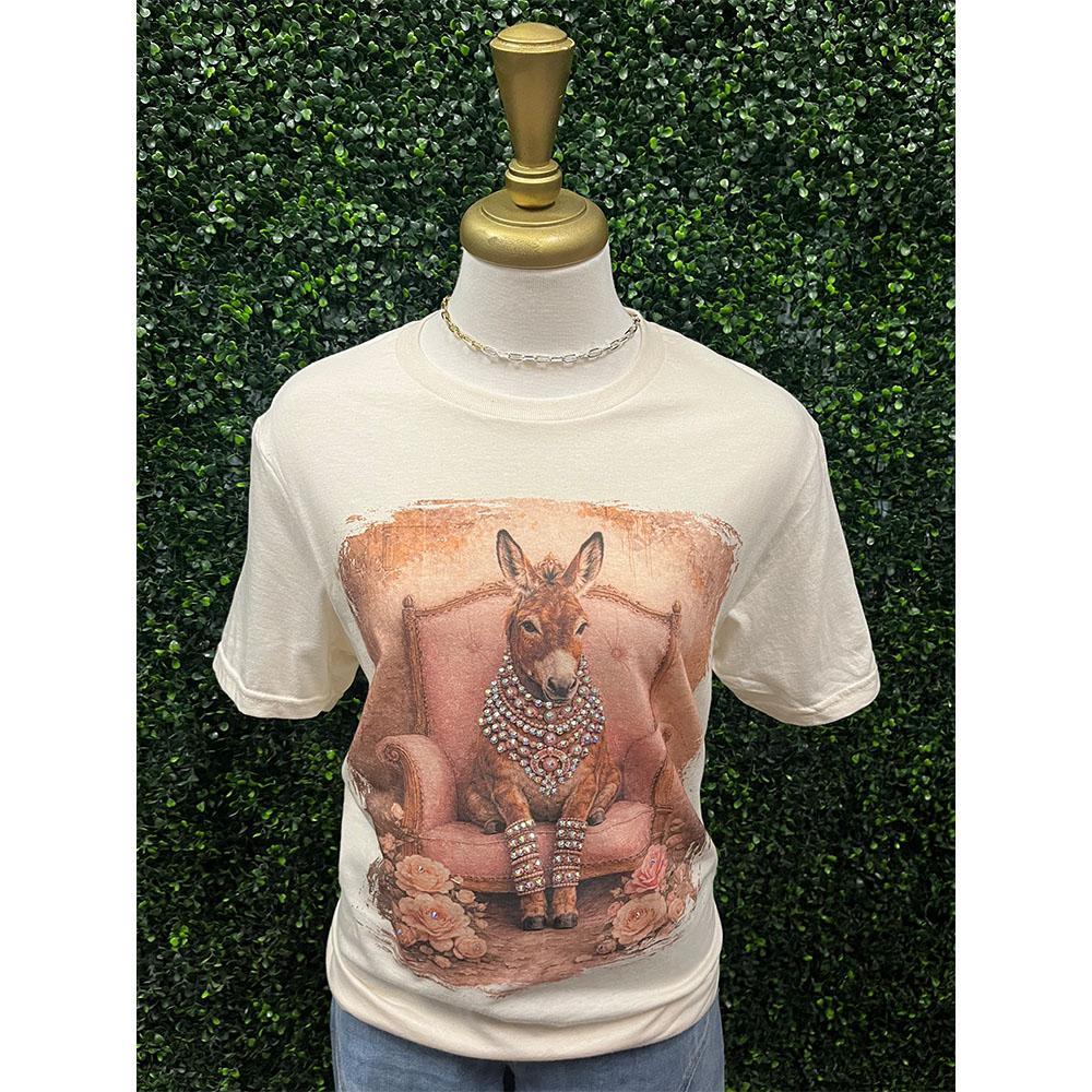 Bling Pink Donkey T-Shirt