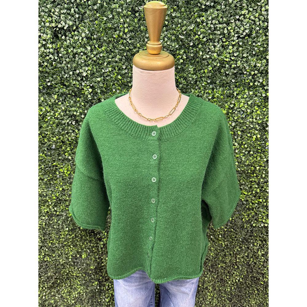 Amazon Green Sweater Top