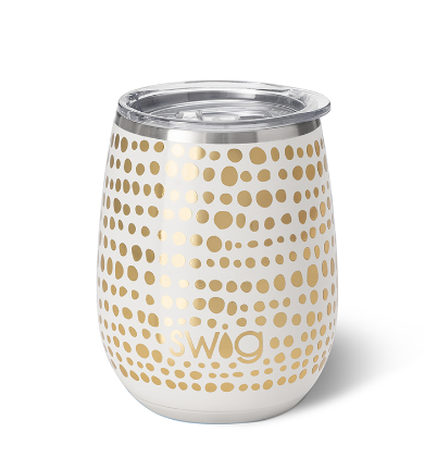 Glamazon Gold Stemless Wine Cup 14oz.