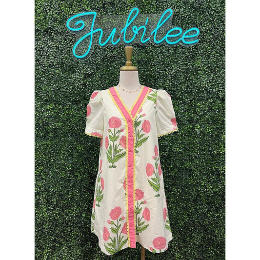 Daisy Ivory Floral Dress