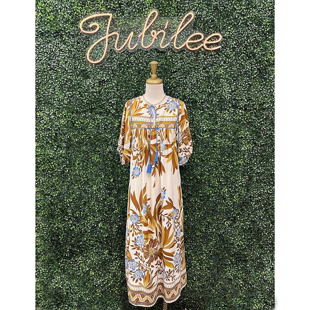 Tallula Printed Midi Dress