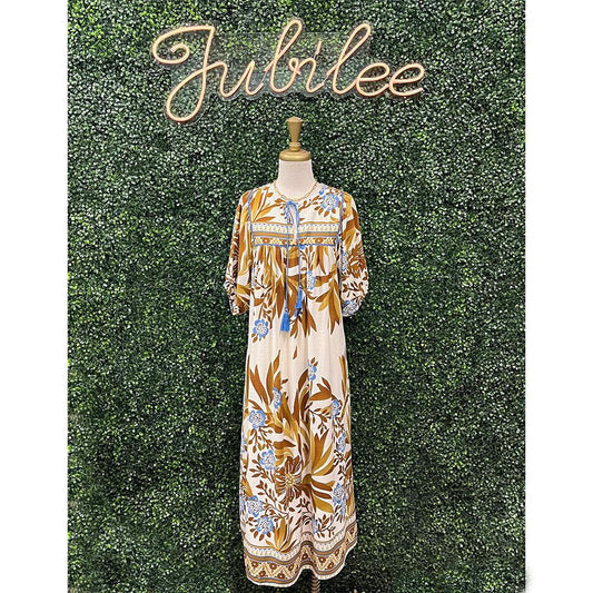 Tallula Printed Midi Dress