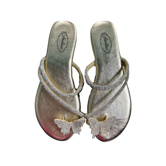 Gold Butterfly Sandals