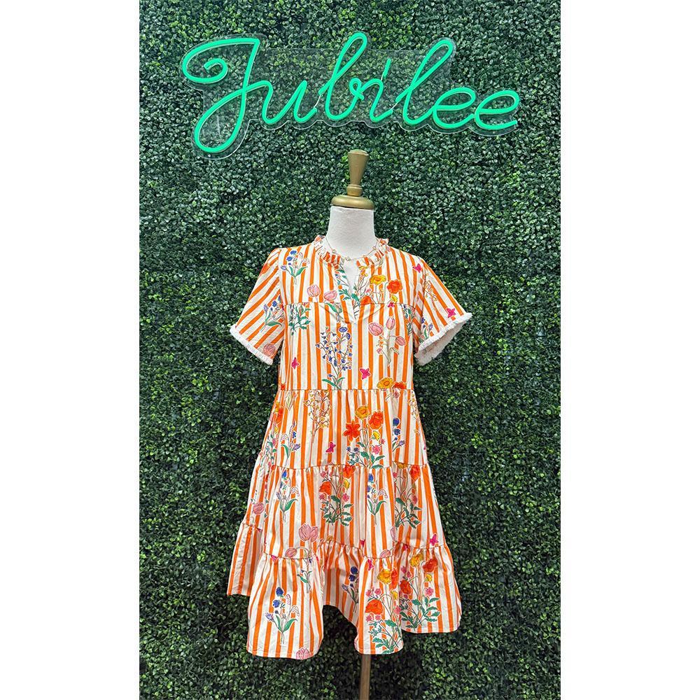 Orange You Glad Striped Dress