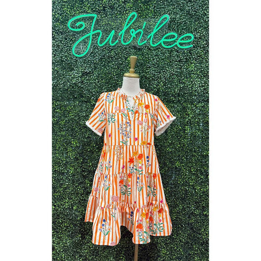 Orange You Glad Striped Dress