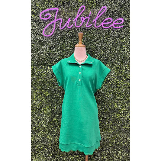 Jezebel Scallop Mini Dress
