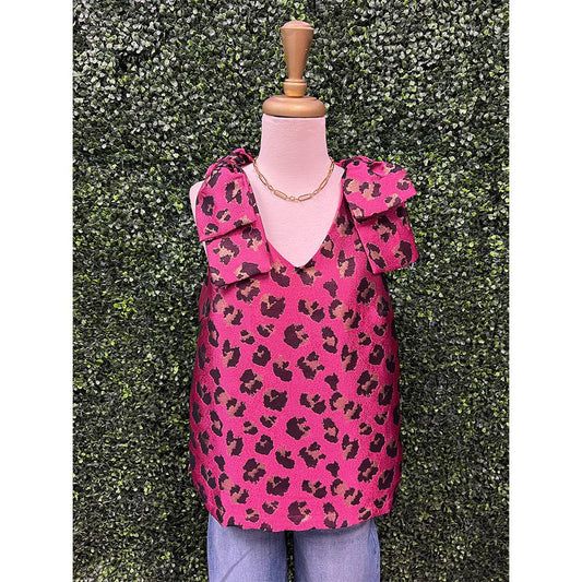 Moxlan Pink Cheetah Top