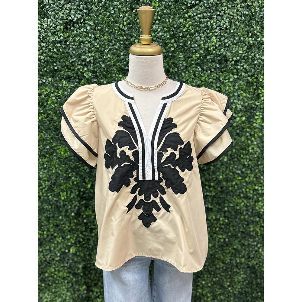 Romilly Taupe Top