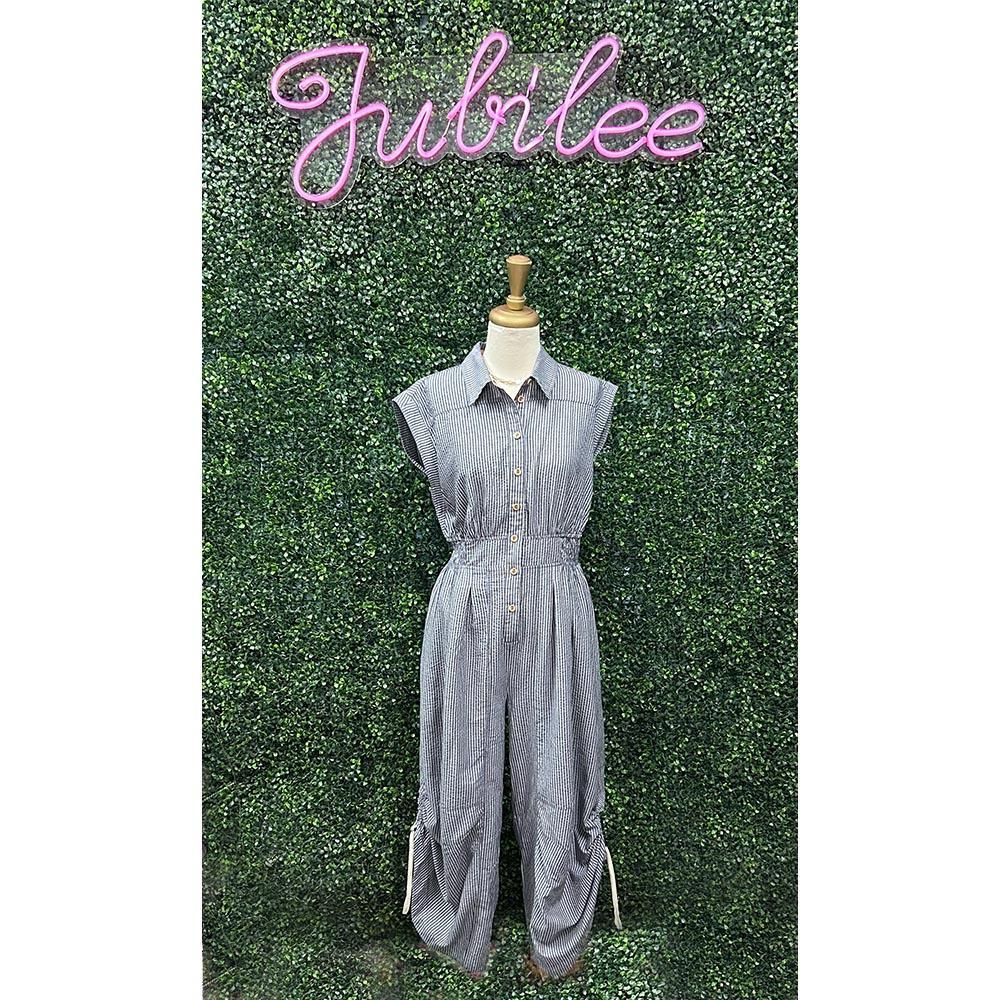 Mellie Striped Jumpsuit