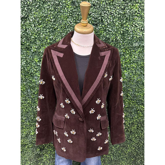 Beeatrice Chocolate Blazer