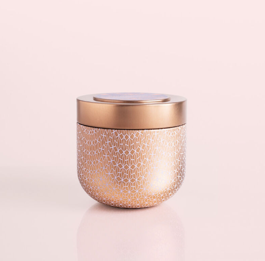 Capri Blue Pink Grapefruit And Prosecco Gilded Faceted Jar