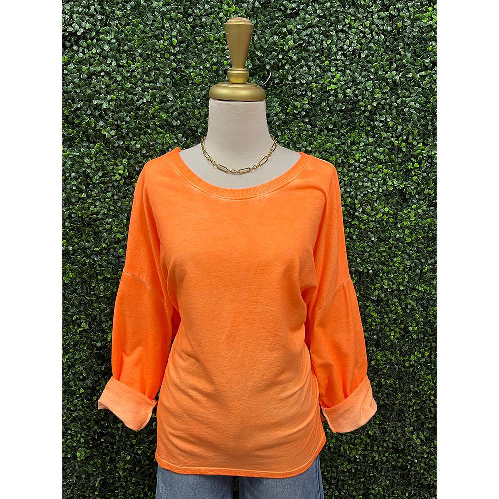 Neon Orange Sweatshirt