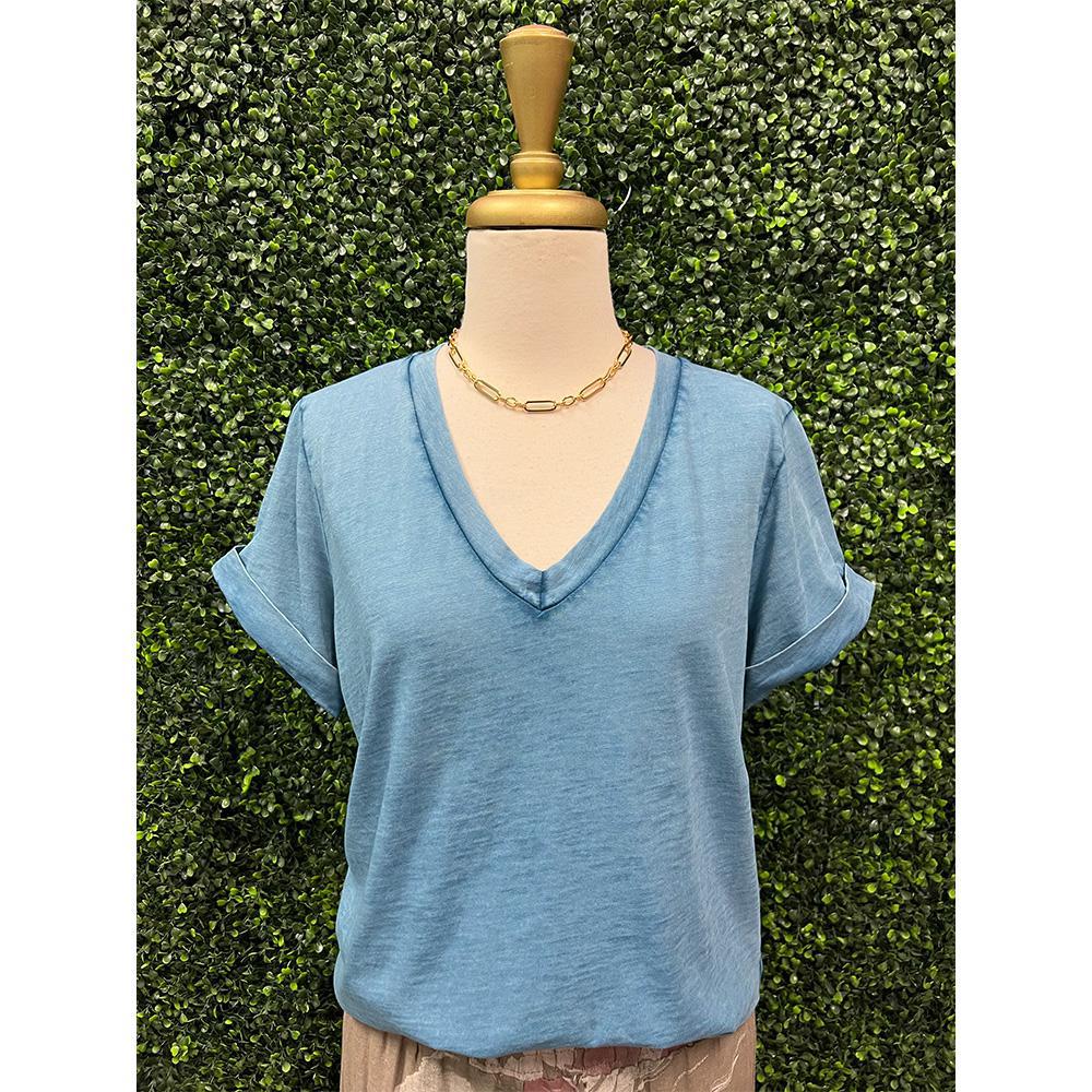 Florie Blue Tee