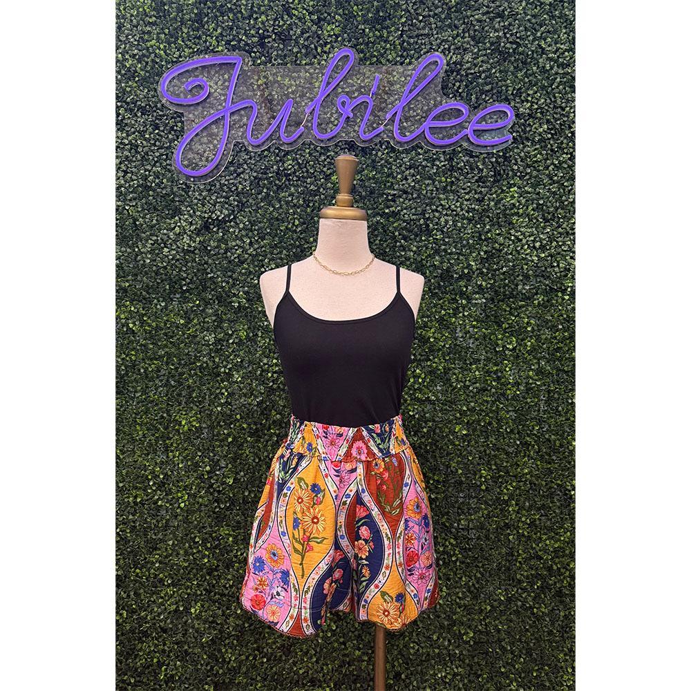 Sheila Floral Print Shorts