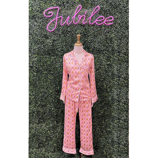 Pink Gingerbread Pajamas