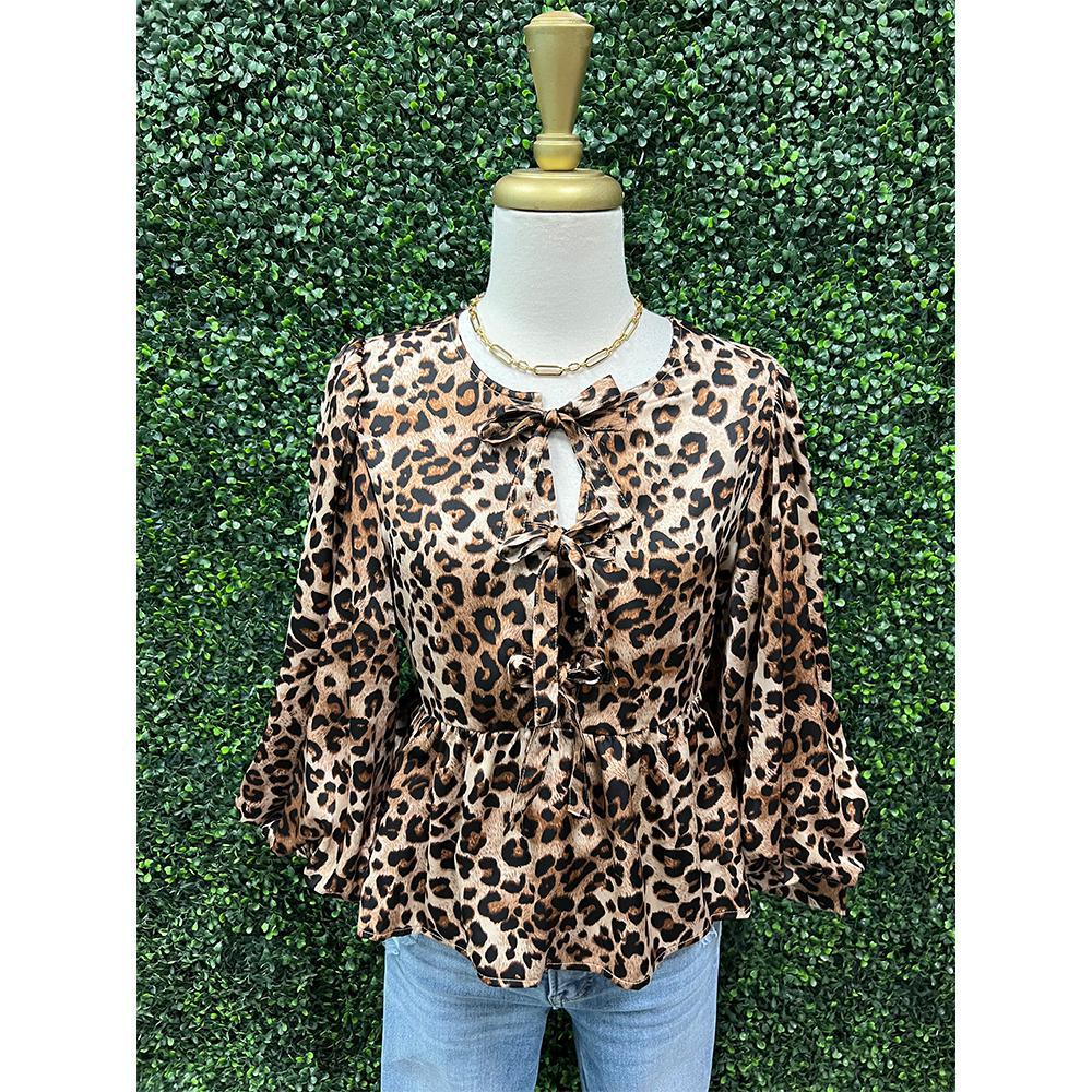 Jayla Animal Print Top