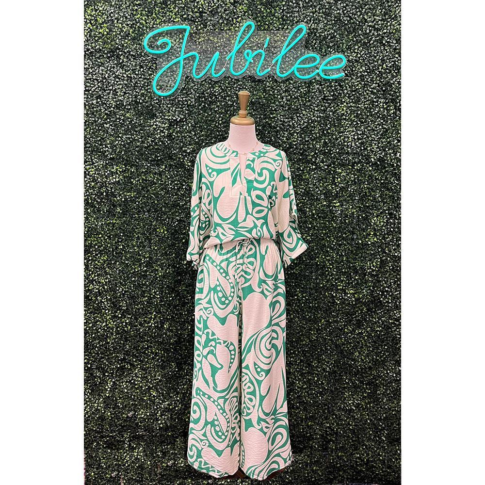 Shirley Rae Green Pants