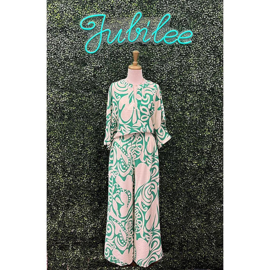 Shirley Rae Green Pants