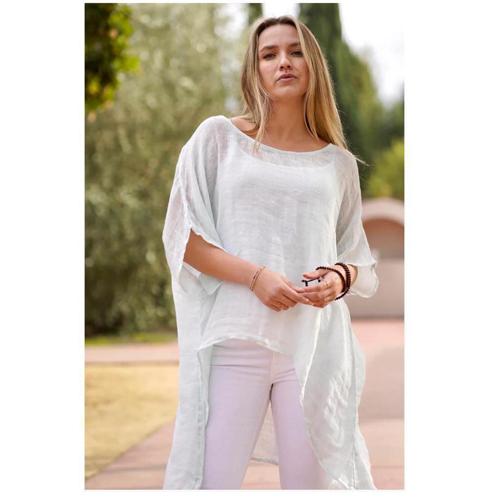 Paloma Linen Gauze Top