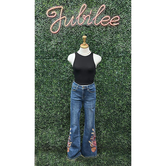 Rosa Autumn Revival Flare Jean