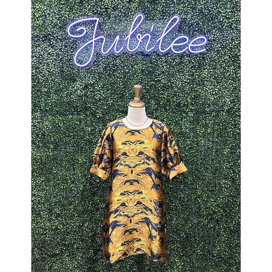 Stevi Gold Mix Mini Dress