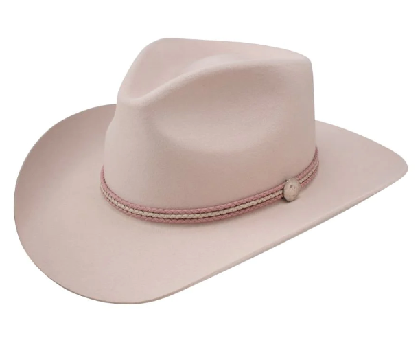 Powder Pink Woodrow Stetson Hat