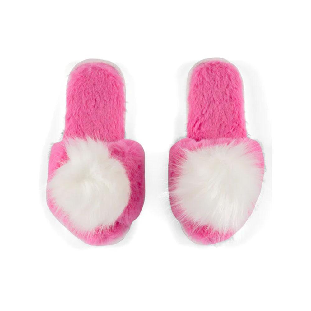 Magenta Amor Slippers