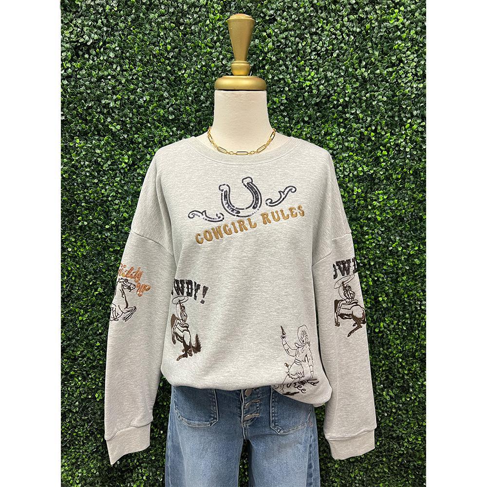 Cowgirl Rules Sweatshirt