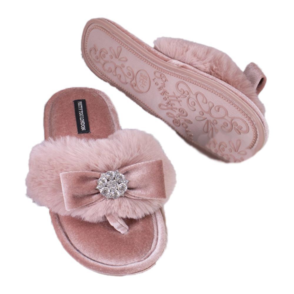 Amelie Pink Slippers