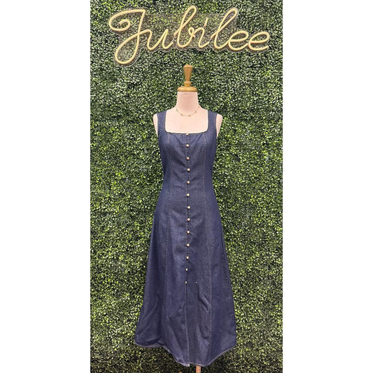 Erena Dark Denim Dress