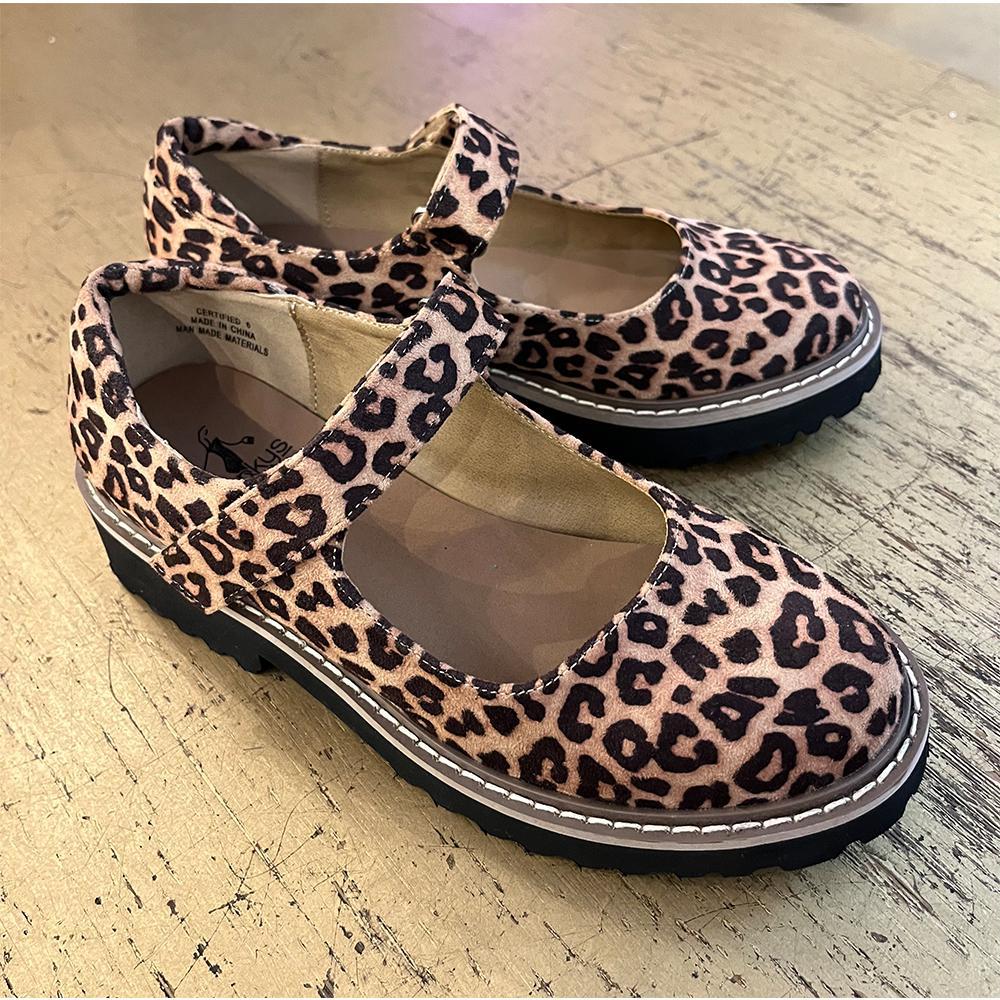 Certified Leopard Mary Janes Corky's