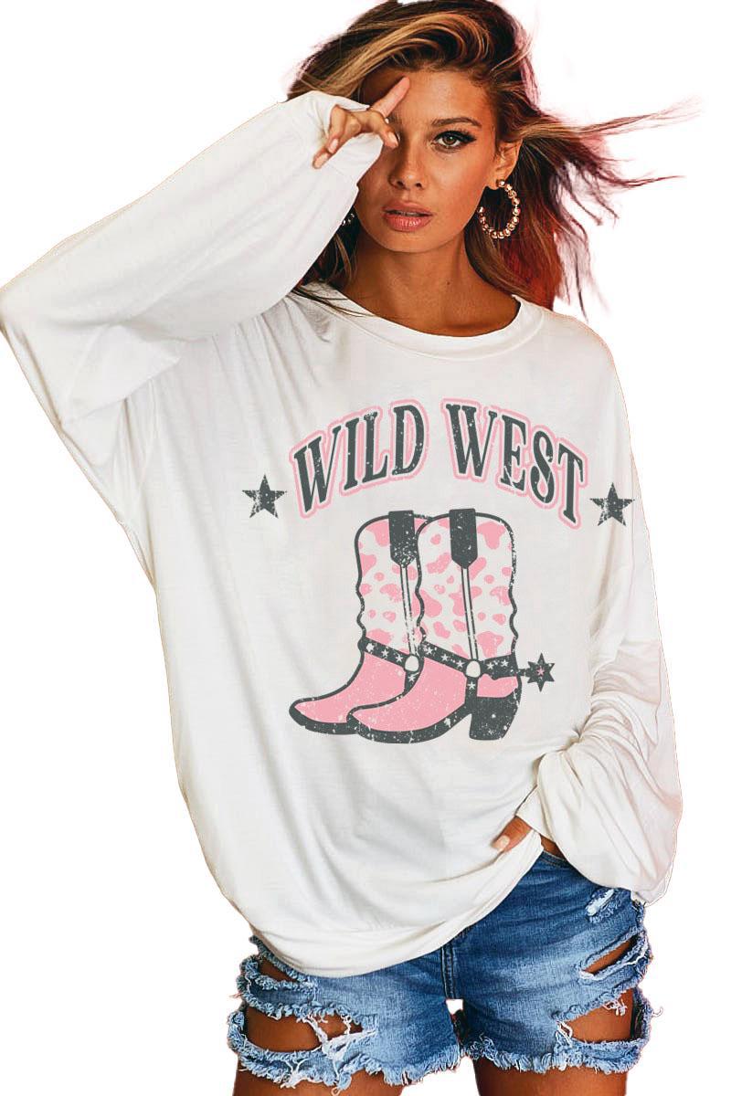Wild West Pullover Top