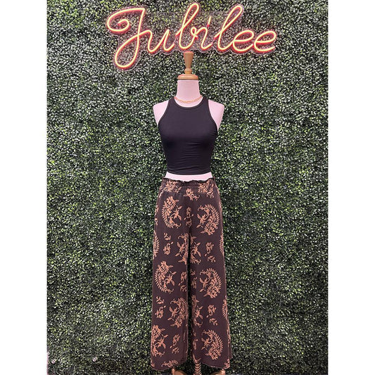 Xanthe Paisley Print Pants