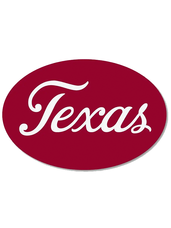 Texas Script Sticker