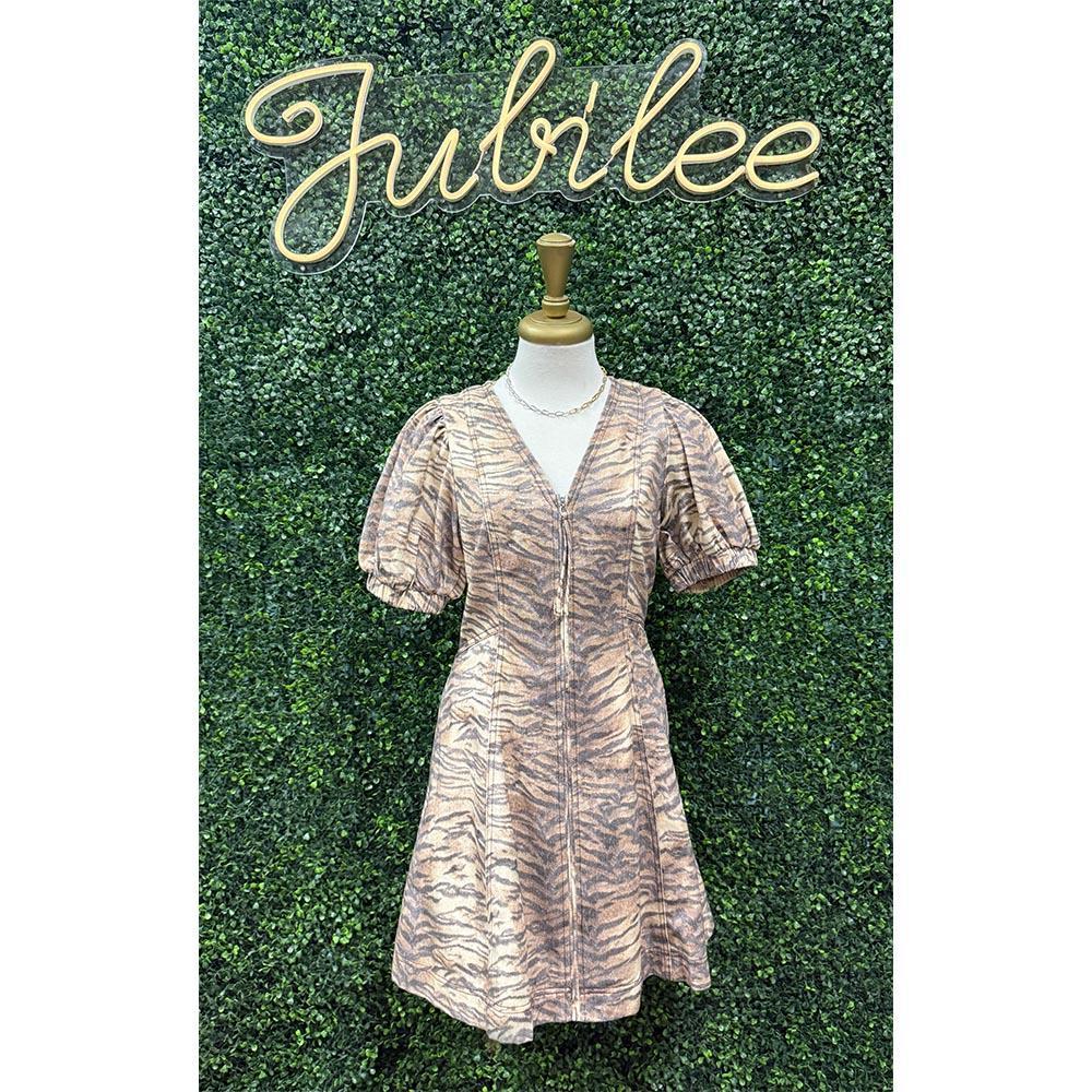 Albara Faded Tiger Dress